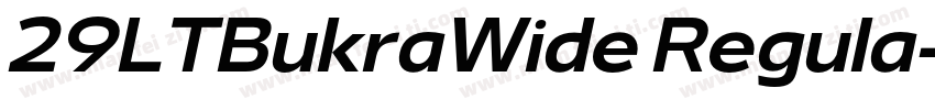 29LTBukraWide Regula字体转换